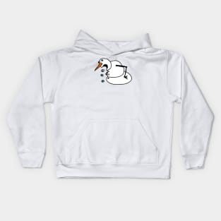 Sick Snowman Kids Hoodie